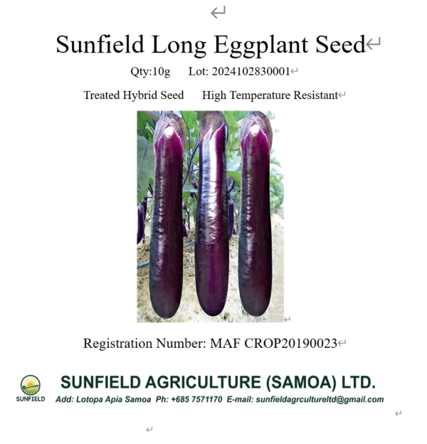 Sunfield Green Cucumber Seed